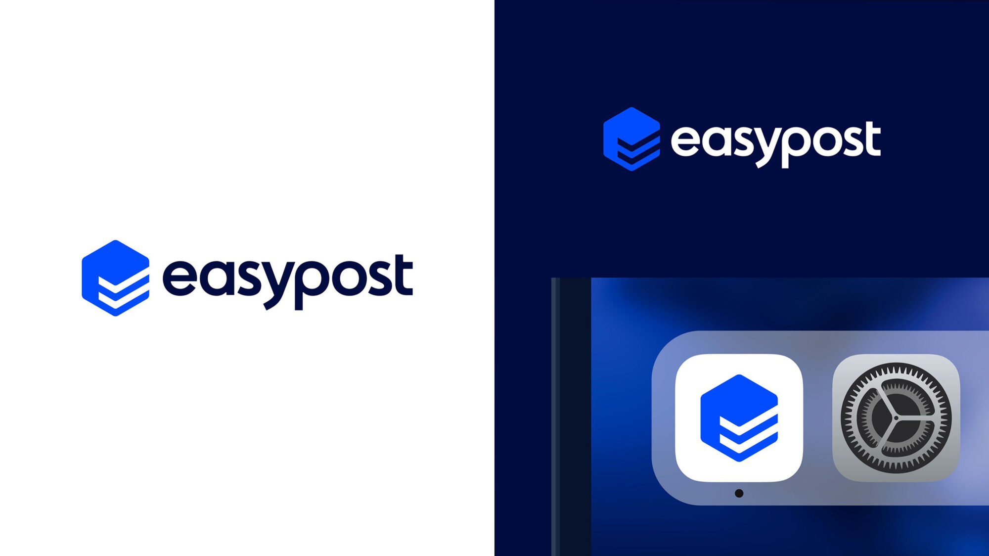 The package-like symbol as an app icon.