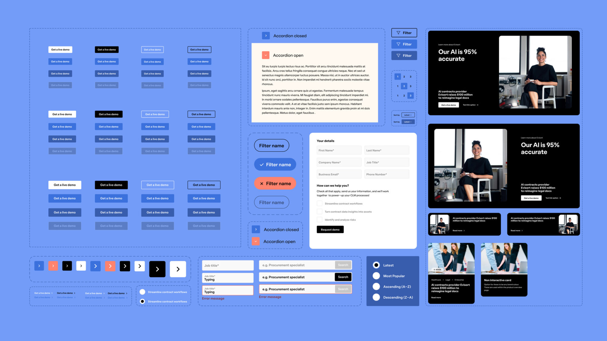 A compilation of the digital component library.